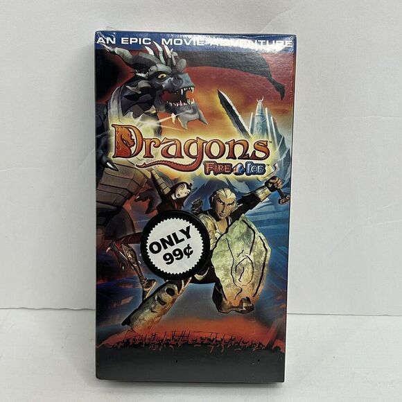 Dragon's Fire & Ice vhs 2004. Sealed - Picture 1 of 6